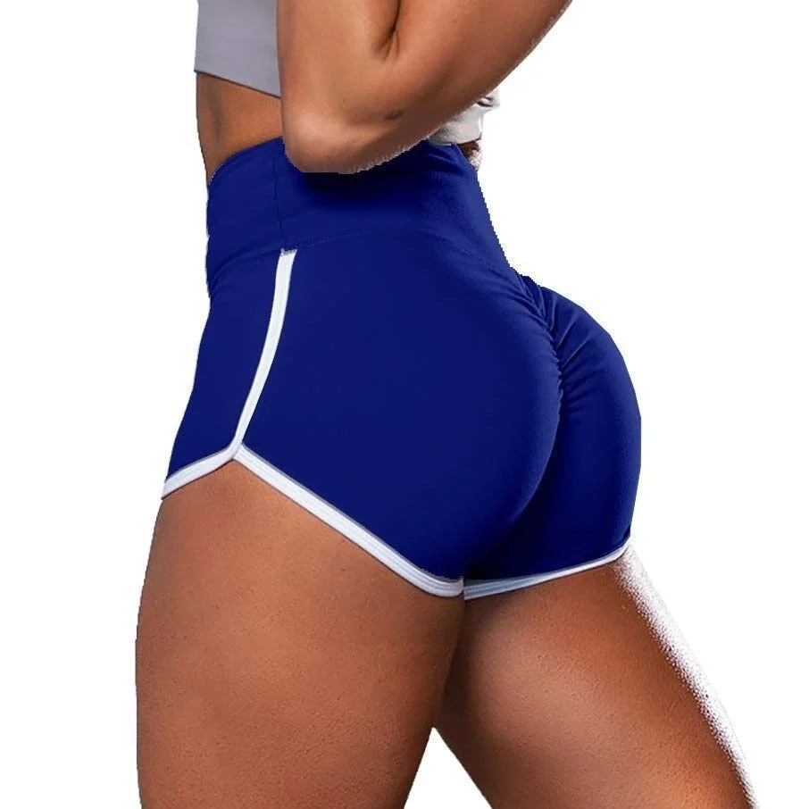Mongw Mongw Hot Style New Running Shorts Fitness Hip Hot Pants High Waist Sports Yoga Shorts Women