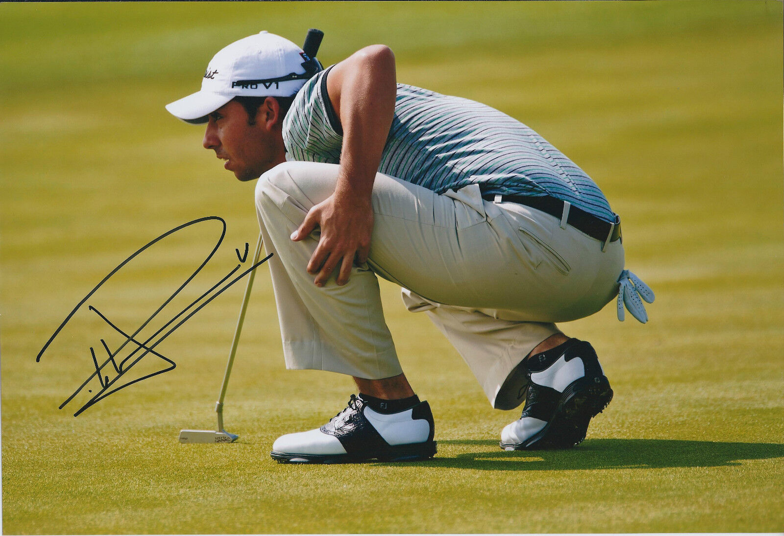 Pablo Larrazabal SIGNED 12x8 Photo Poster painting AFTAL COA Henry Cotton Rookie of The YEAR