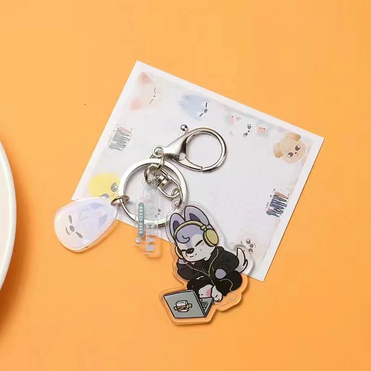 Stray Kids SKZOO Lovely Pendant Acrylic Keychain