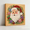 (25x25cm)DIY Pearl Painting Xmas Framed Handmade Pearl Material Art Kit Living Room Decor