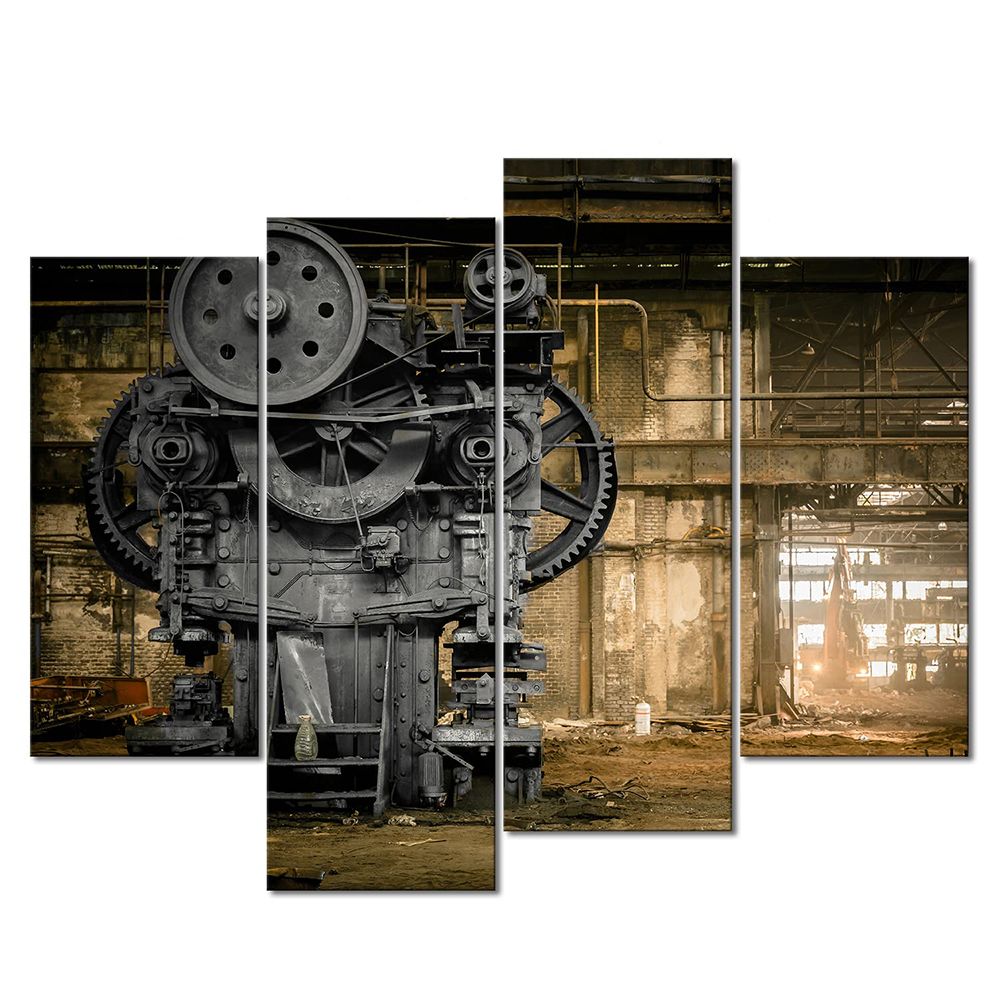 First Wall Art Industriel Impression Steampunk London Machine Old Factory Photo Prints And Posters Canvas Painting Artwork Decor