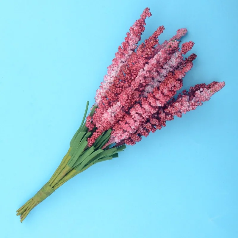 10pcs Cheap Artificial Mini Lavender Foam Flower Bouquet For Wedding Flower Decoration Scrapbooking DIY Wreath Fake Rose Flowers