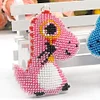 Bead Embroidery - Dinosaur Beaded Counted Cross Stitch Keyring