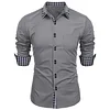 New Fashion Plaid Colorblock Casual Shirt