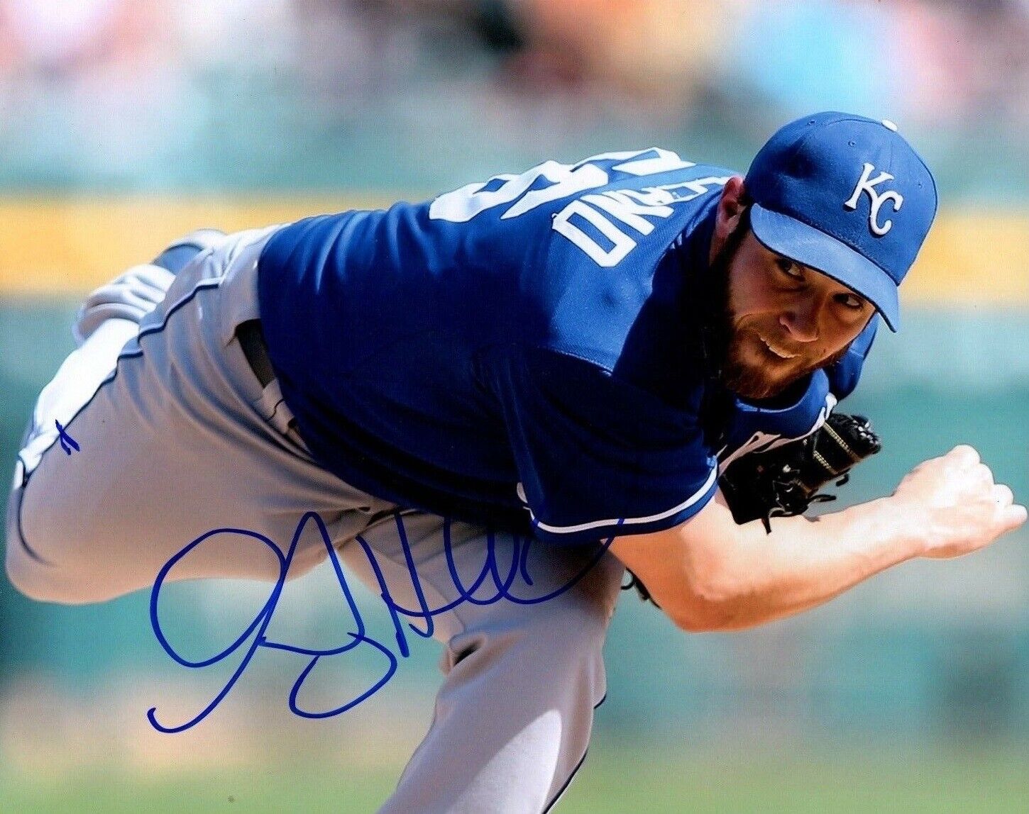 Greg Holland Autographed Signed 8x10 Photo Poster painting ( Royals ) REPRINT