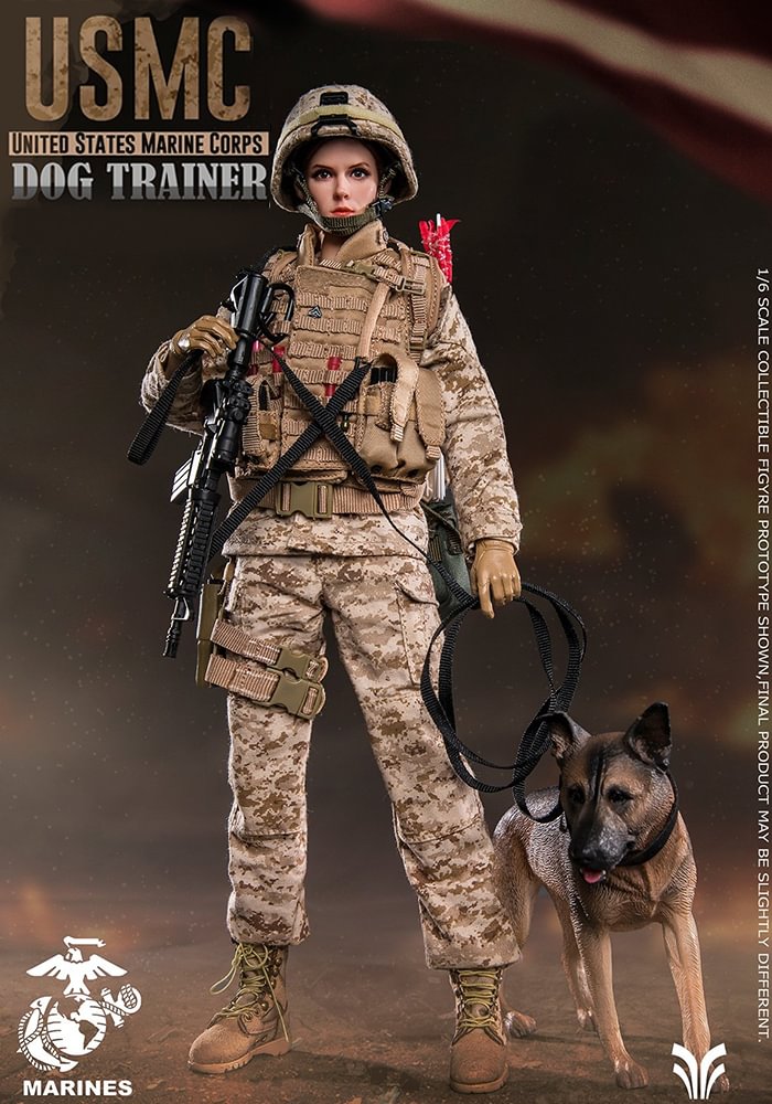 【IN STOCK】1/6 Scale USMC - Dog Trainer Figure by FLAGSET FS73042