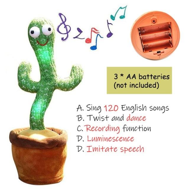 Eclair™ Dancing Cactus Toy