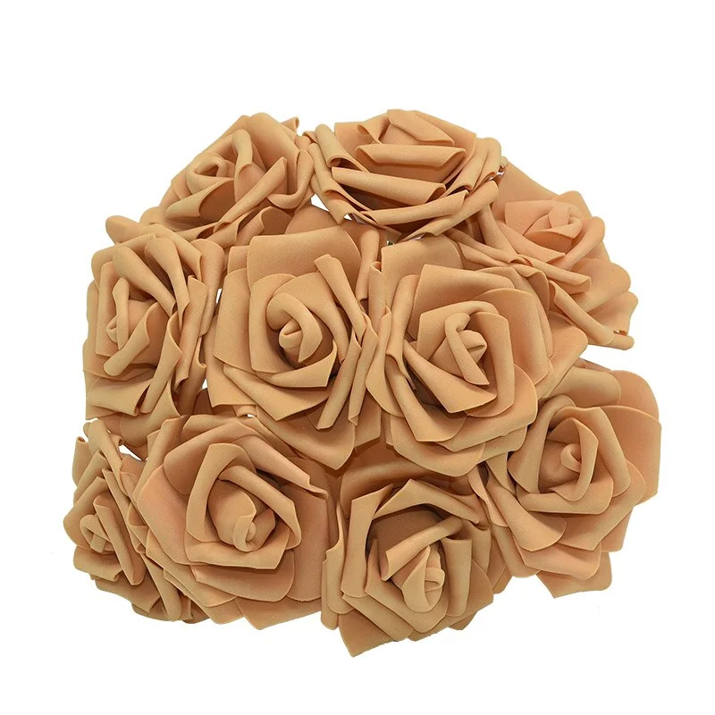 10/20/30Pcs Artificial Foam Rose Flowers Romantic Wedding Bride Bouquet Party Decor Birthday Gift Scrapbook DIY Craft Supplie