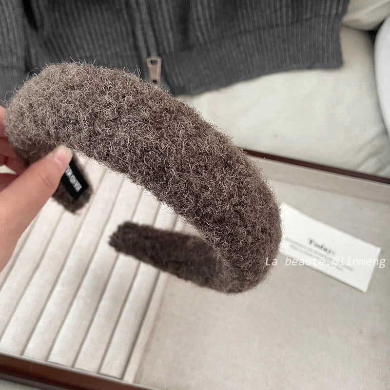 Elegant Retro Solid Color Cloth Hair Band