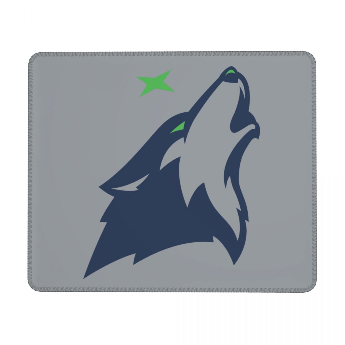 Minnesota Timberwolves Square Gaming Mouse Pad with Stitched Edge