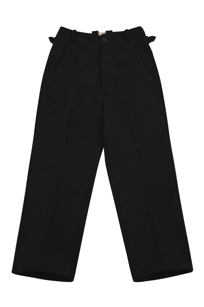   SA German Black Wool Officer Trousers German-Uniform