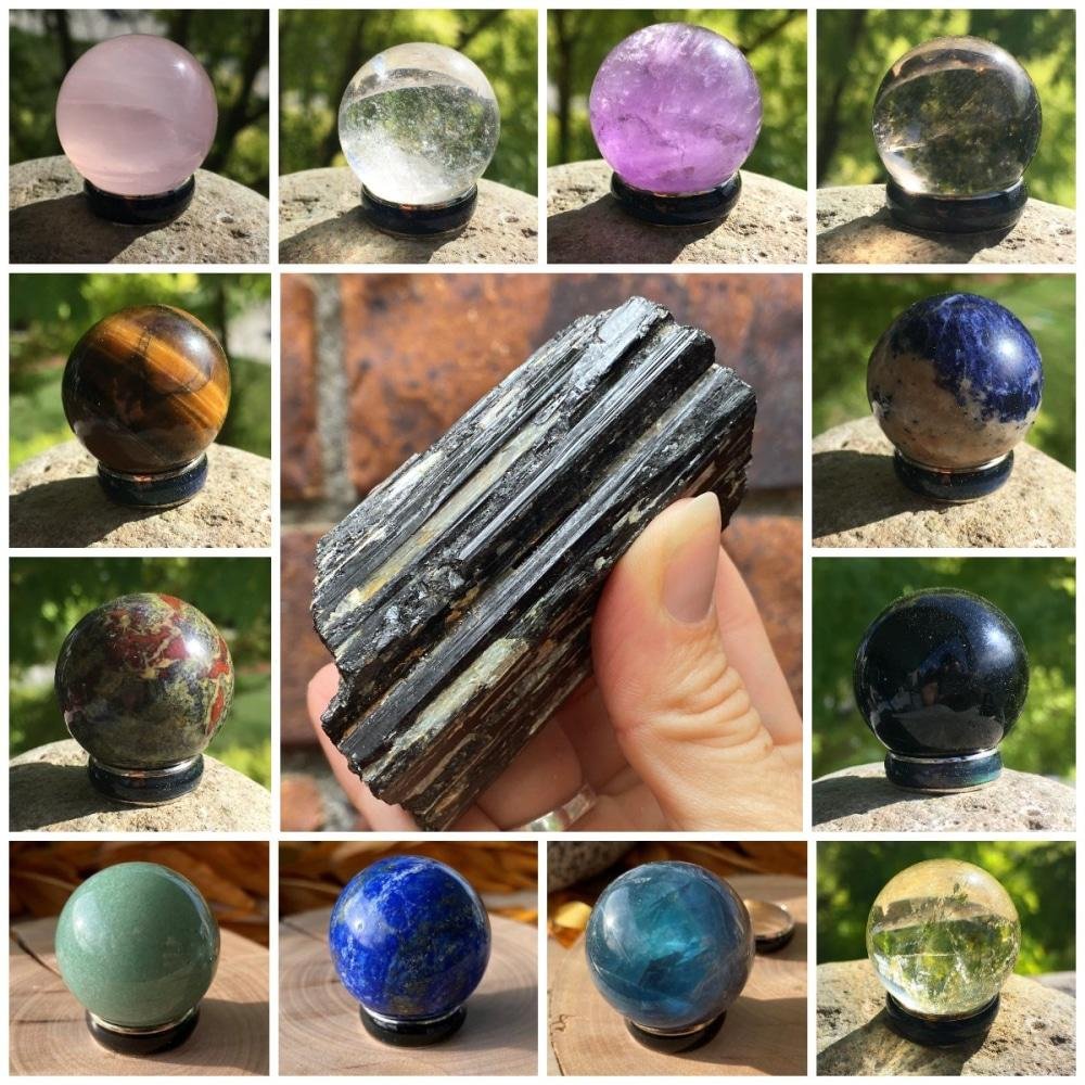 13 Crystal Set - Tourmaline & Friends