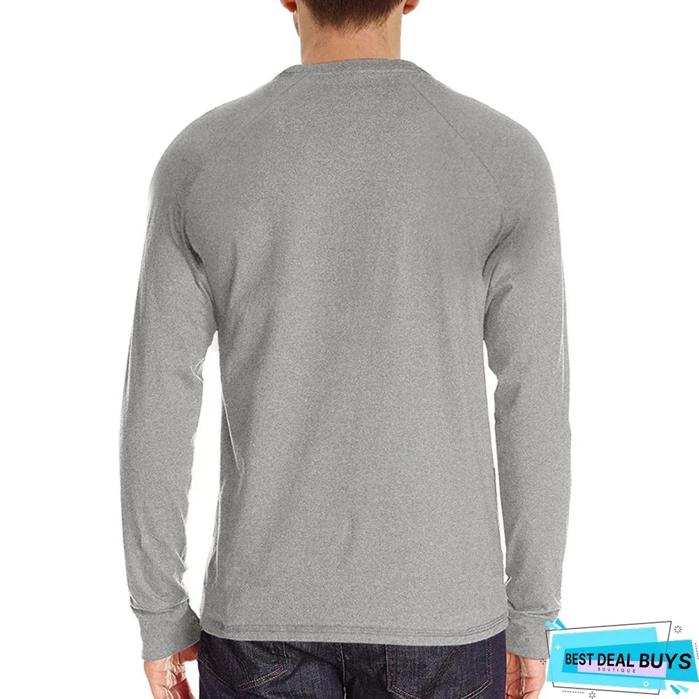 Men's Wear Long Sleeve T-Shirt Round Neck Bottoming Shirt