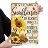 Tournesol de ferme - Panneaux en &eacute;tain m&eacute;tallique(20*30cm/30*40cm)