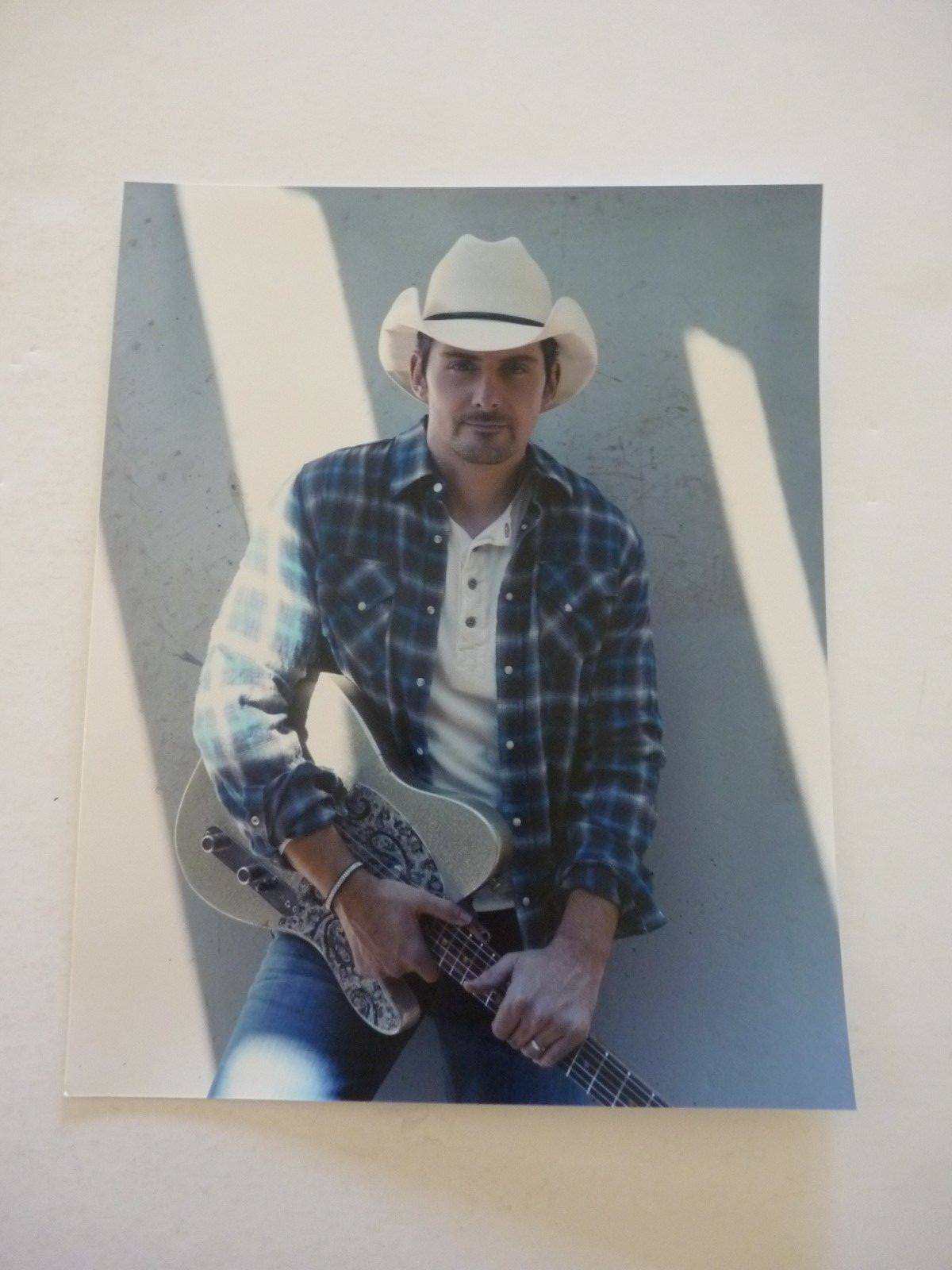 Brad Paisley Country Music 8x10 Color Promo Photo Poster painting