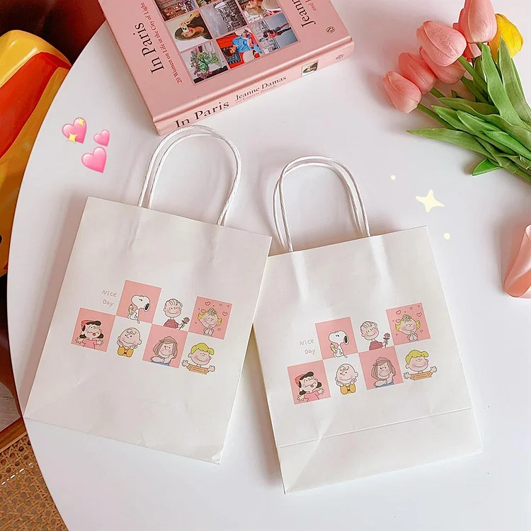 Cute Minimalist Cartoon Gift Bags