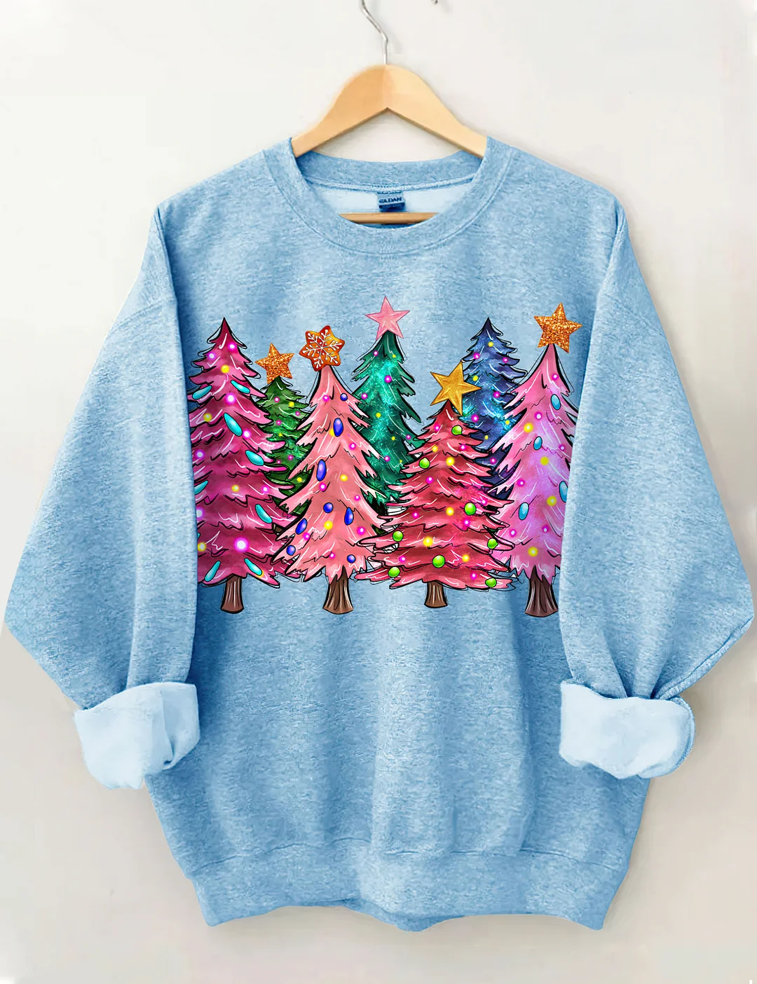 Christmas Trees With Lights Sweatshirt