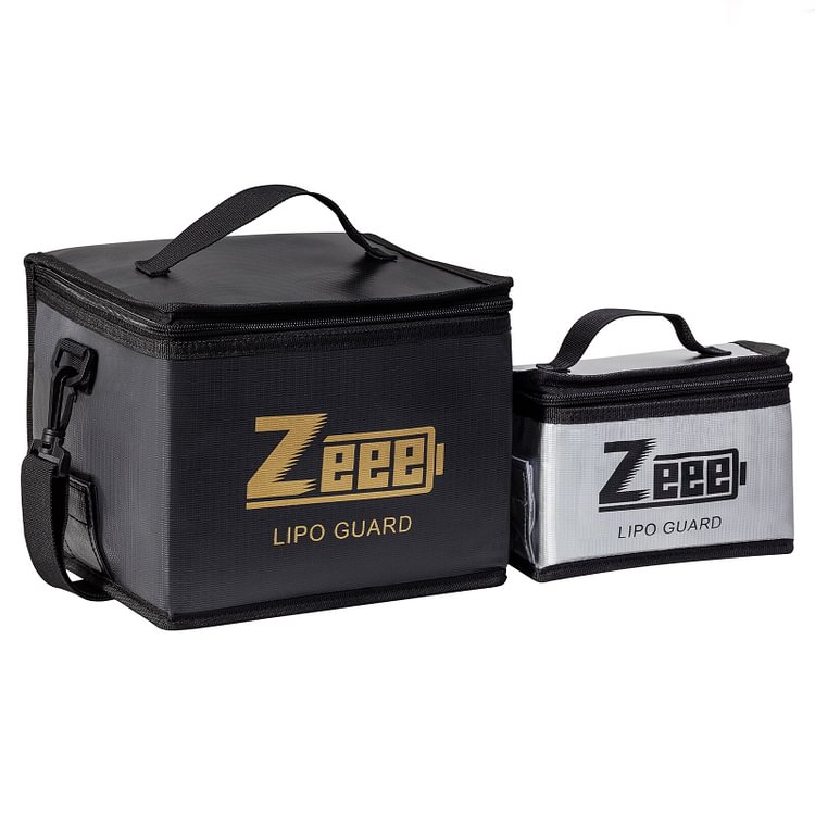 2 Size Zeee Lipo Bag Fireproof Explosionproof Portable RC Car Lipo Battery Storage Safety Bag Specialized Fire Guard Accessories