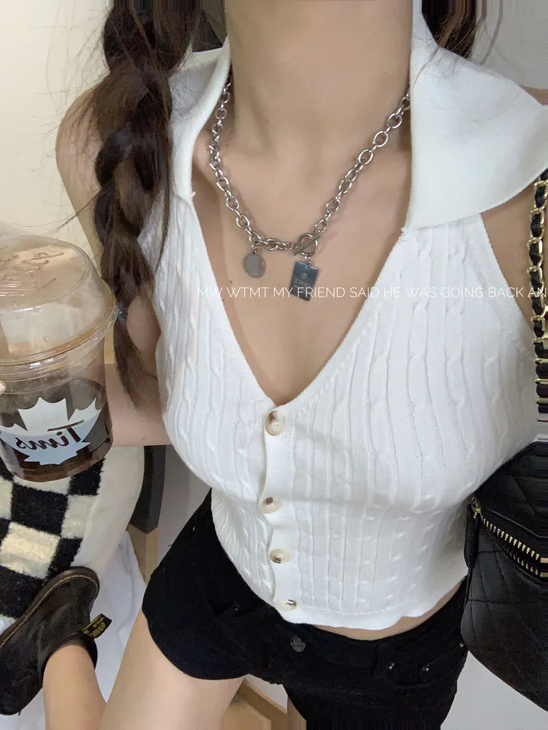 Uveng Uveng Small Vest Women Summer New Korean Version Of Sexy Babes Wearing Sleeveless Tops