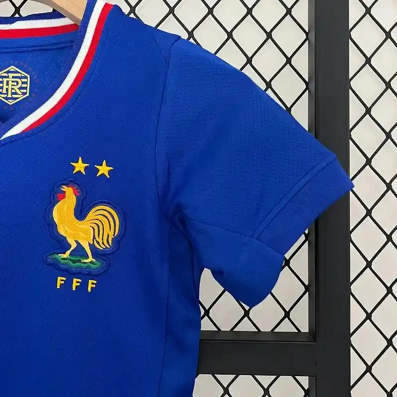 2024 Kids Size France Home Football Shirt 1:1 Thai Quality