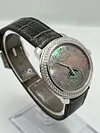Patek Philippe Complications Moon Phase White Gold Black Tahitian Mother of Pearl Diamond 4968G-001