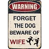 (Multi Style)  - Vintage Metal Signs(8*12Inch/12*16Inch) - Warning