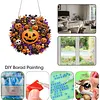 Pumpkins and Skulls DIY Acrylic 5D Crystal Diamond Gem Art Hanging Ornament