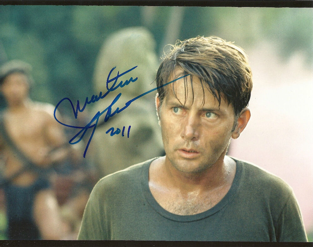 MARTIN SHEEN APOCOLYAPSE NOW SIGNED 8X10 PICTURE 3