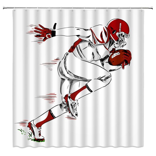 

Shower Curtain – football-180*180cm, 501 Original