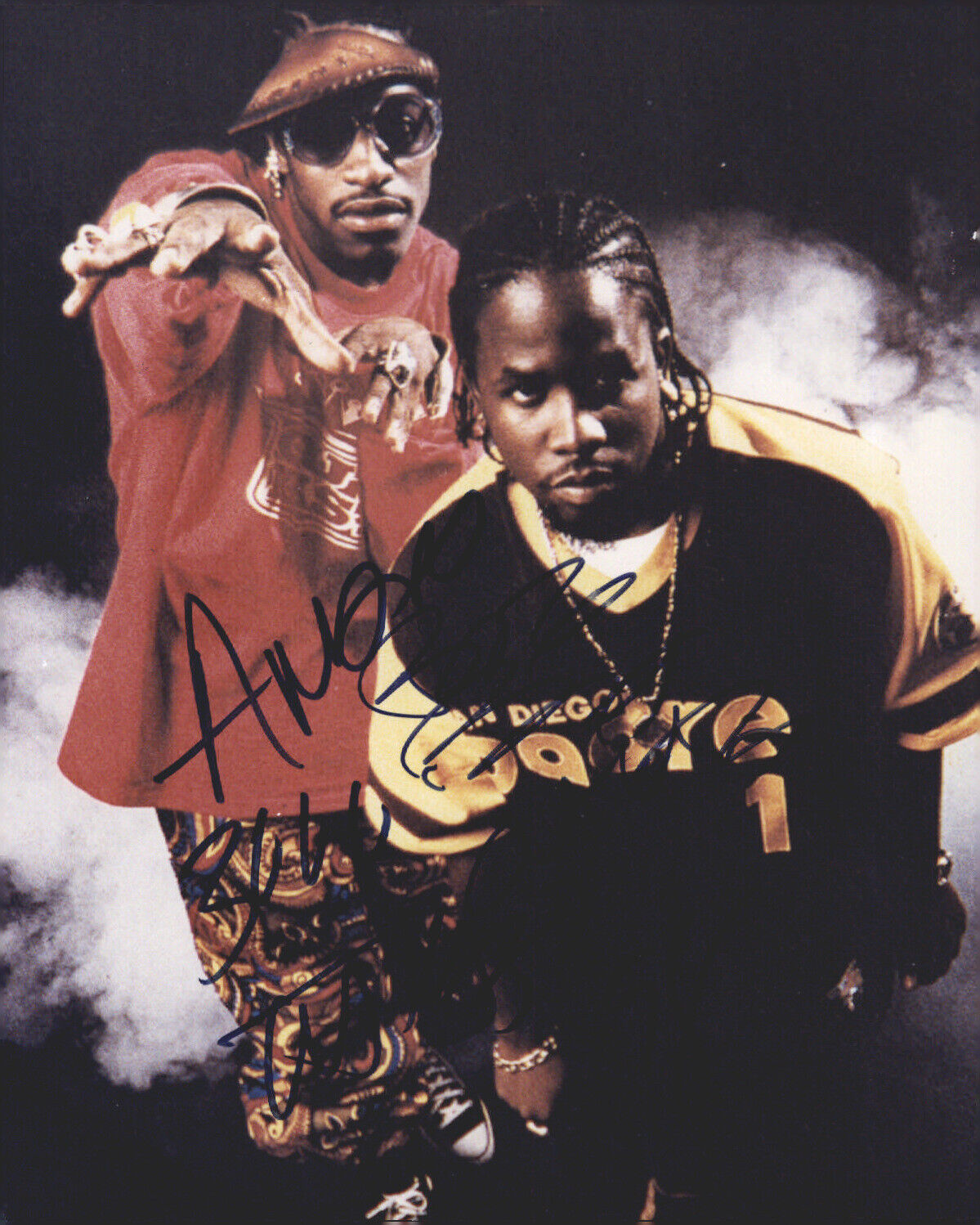 Outkast Big Boi Andre 3000 signed rap 8x10 Photo Poster painting W/Certificate Autographed A0992