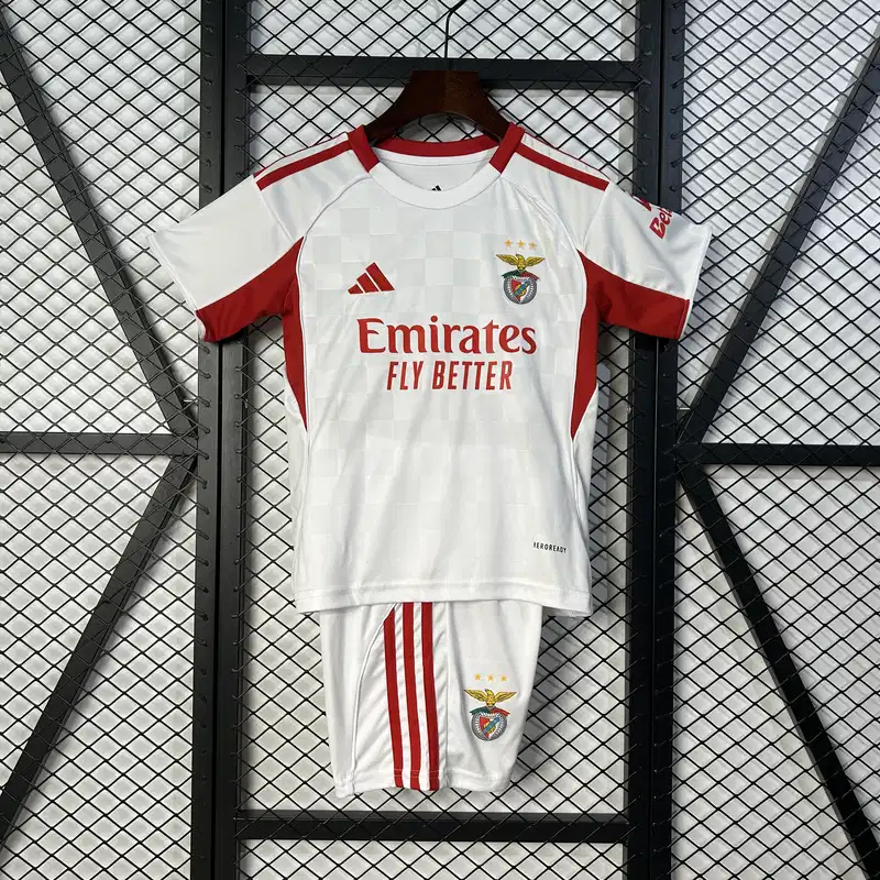 25/26 Kids Benfica Soccer Jersey Second Away