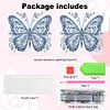 Acrylic Butterfly 5D DIY Diamond Paper Towel Storage Rack Decor for Home Decor