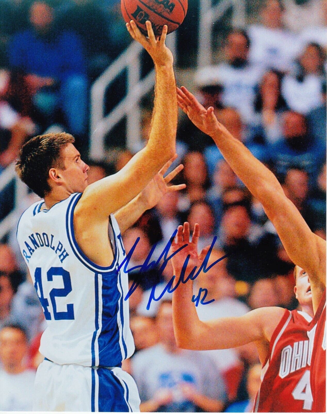 Shavlik Randolph #1 Signed W/ COA Duke Blue Devils 032419