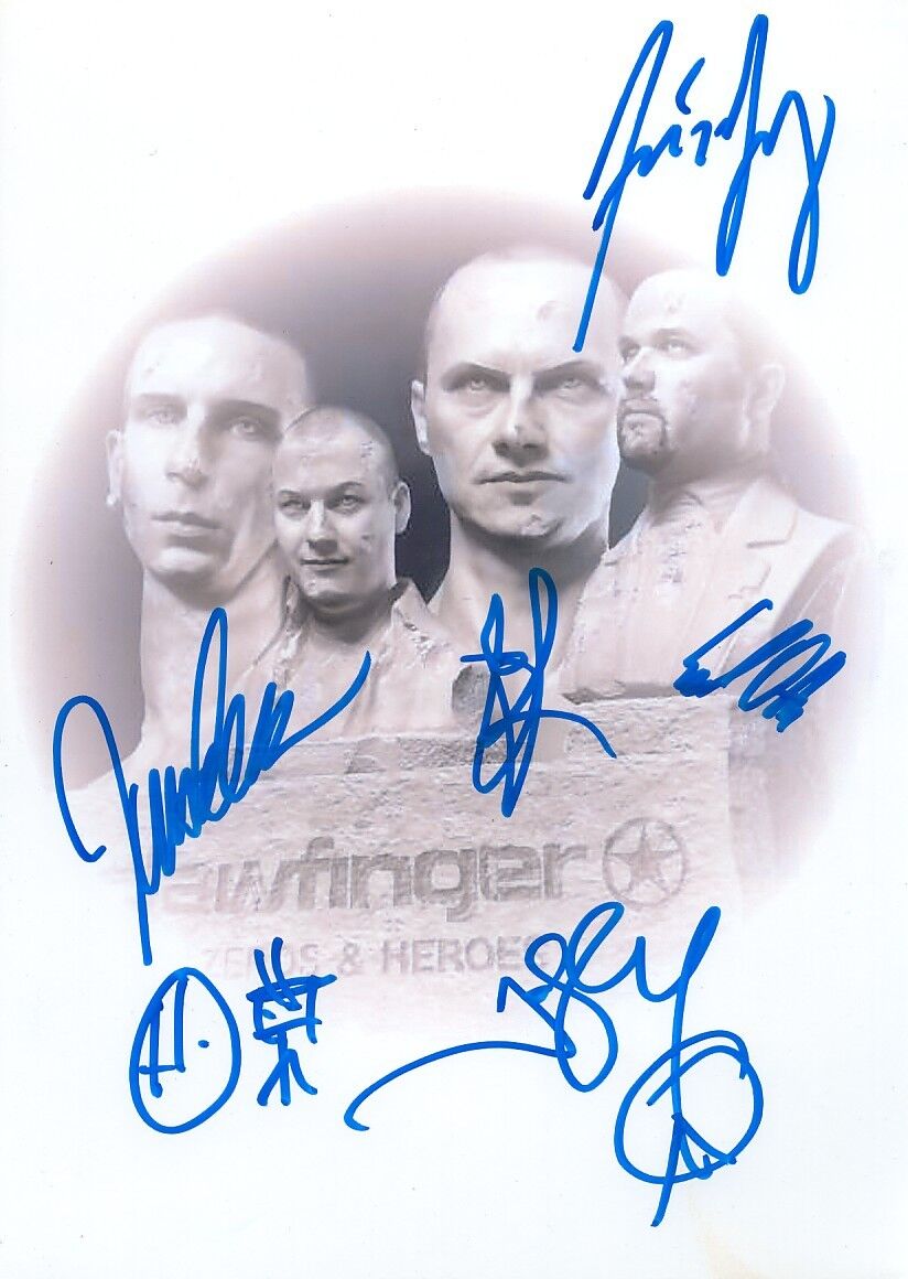 Clawfinger genuine autograph 8x12