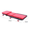 Car Shop Creepers, Folding 2 in 1 Mechanic Cart Car Convertible Stool Crawler Board with 6 Casters for Garage Workshop Auto Repair Shop