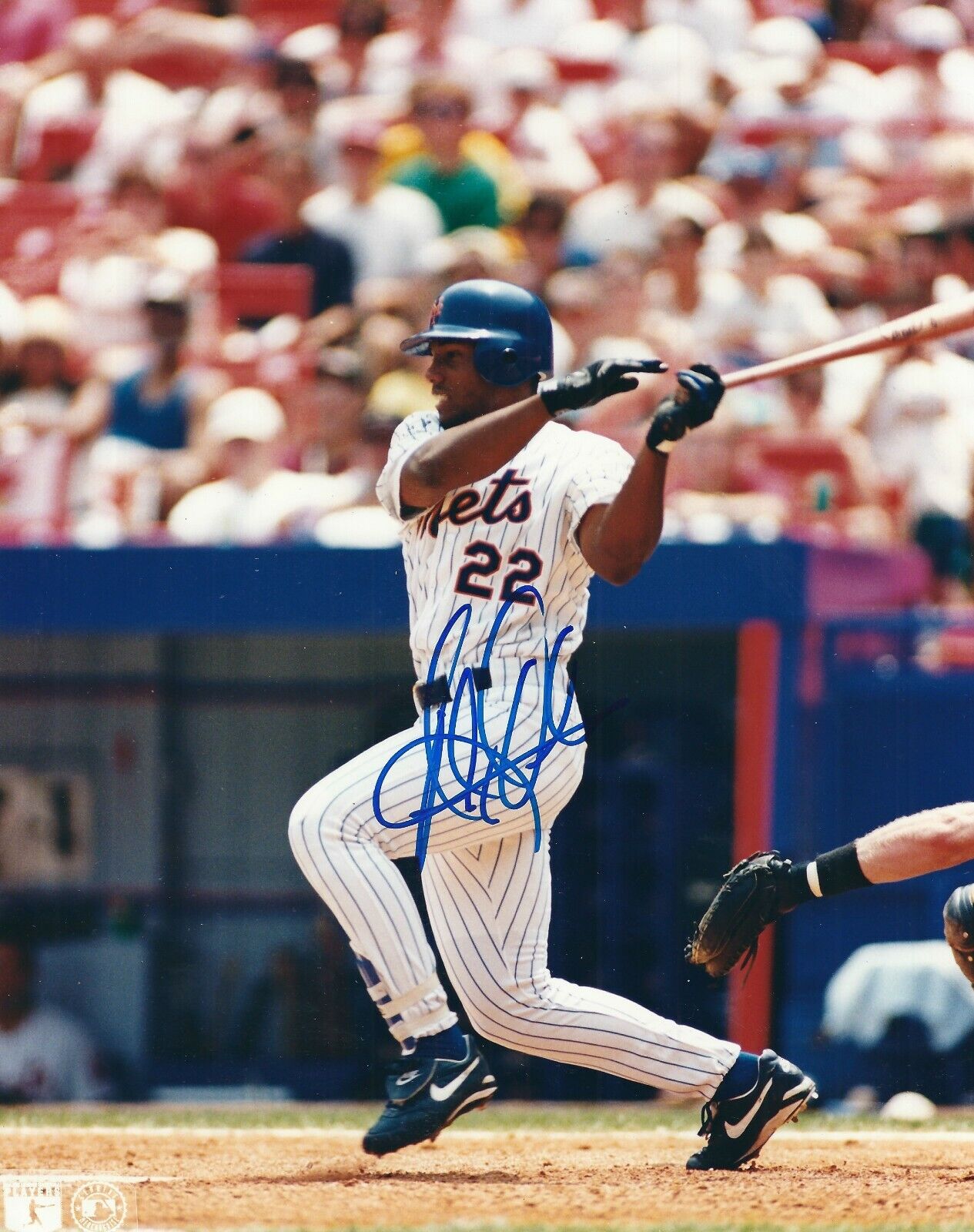 Signed 8x10 ALEX OCHOA New York Mets Autographed Photo Poster painting