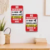 2pcs - Beware Of Dog 24 Hours Surveillance Violators Will Be Prosecuted No Trespassing - Vintage Metal Signs(8*12Inch/12*16Inch)