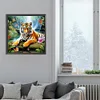 Diamond Painting-DIY Full Round Drill Tiger