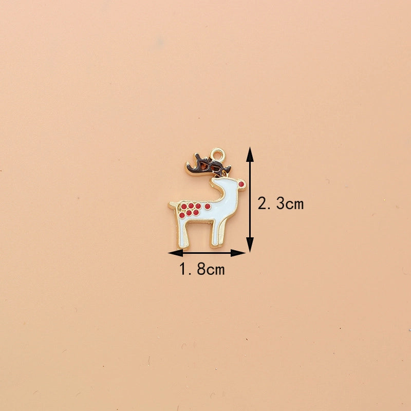 10 PCS/Package 20 * 27mm Alloy Deer Elk Pendant Jewelry Accessories