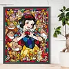 5D DIY Vollrundbohrer Diamantmalerei Schneewittchen Kit Wohnkultur 40x50cm