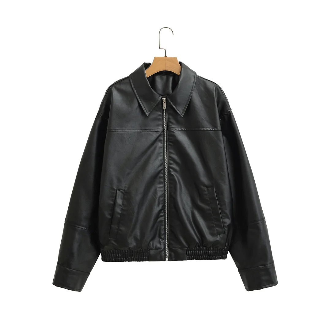 Nigikala Nigikala Women's 2025 Fashion Loose Imitation Aer's Jacket Jacket 4341864