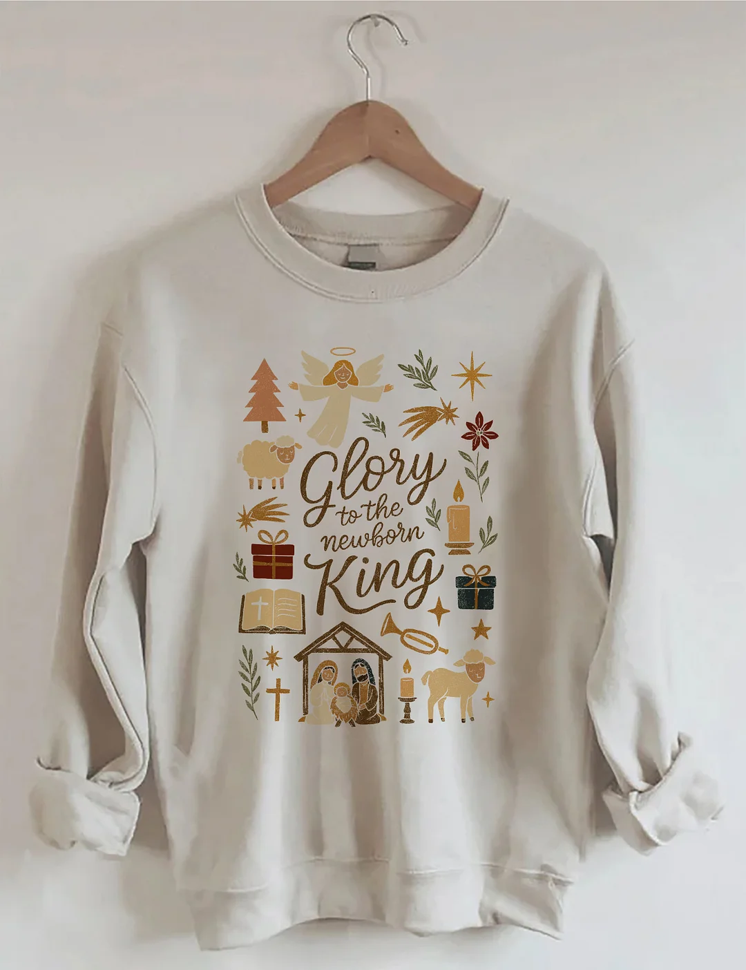 Glory To The Newborn King Sweatshirt