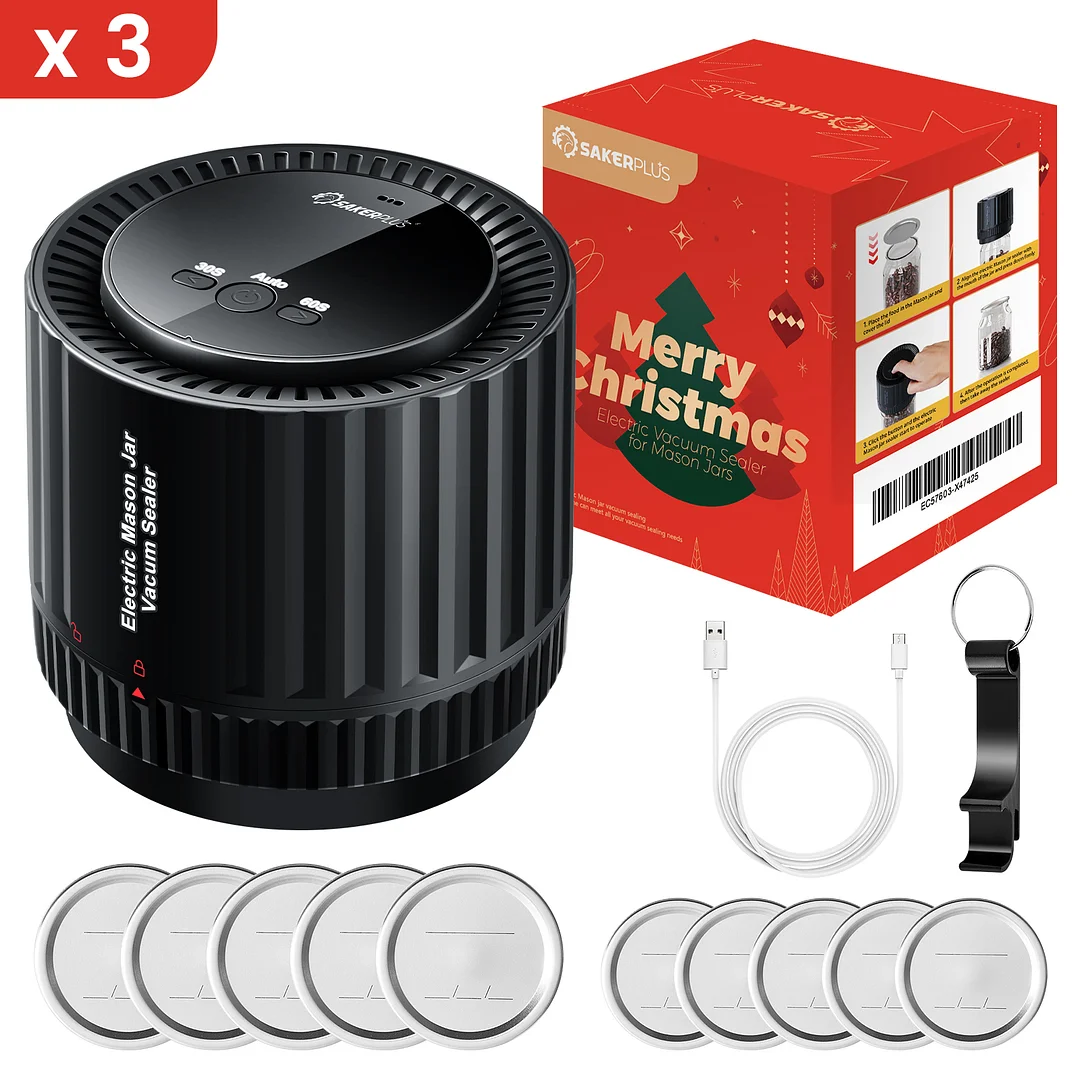SAKER&reg; Electric Mason Jar Vacuum Sealer
