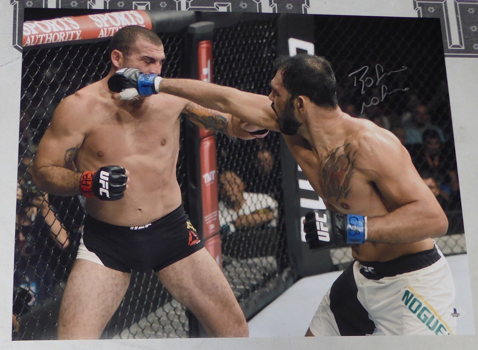 Antonio Rogerio Nogueira Signed 16x20 Photo Poster painting BAS Beckett COA UFC 190 v Shogun Rua