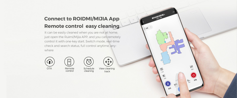 ROIDMI EVE Plus Robot Vacuum and Mop Cleaner with Smart Dust Collection  Support Google Assistant and Alexa APP(EU Version) | Hekka