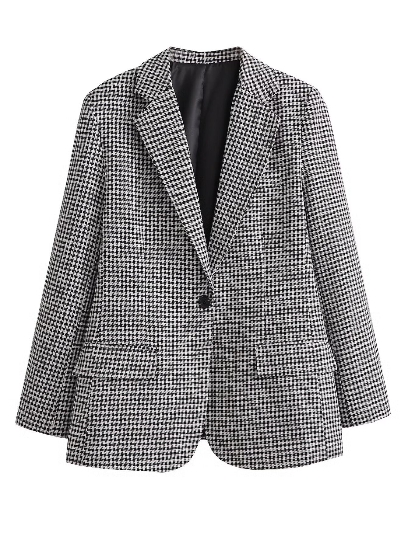 church outfit Spring Lazy Style 3 Colors One Button Casual Loose Suit Jacket