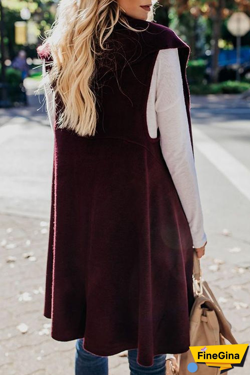 Irregular Casual Knit Cardigan Coat