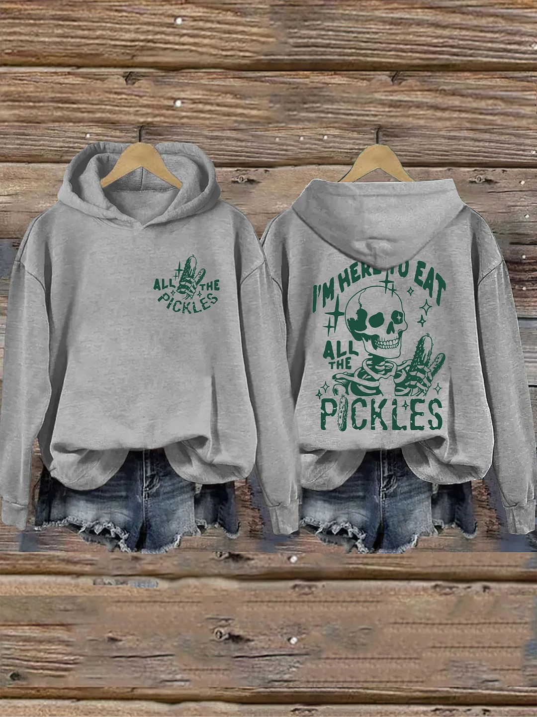 I'm Here To Eat All The Pickles Hoodie