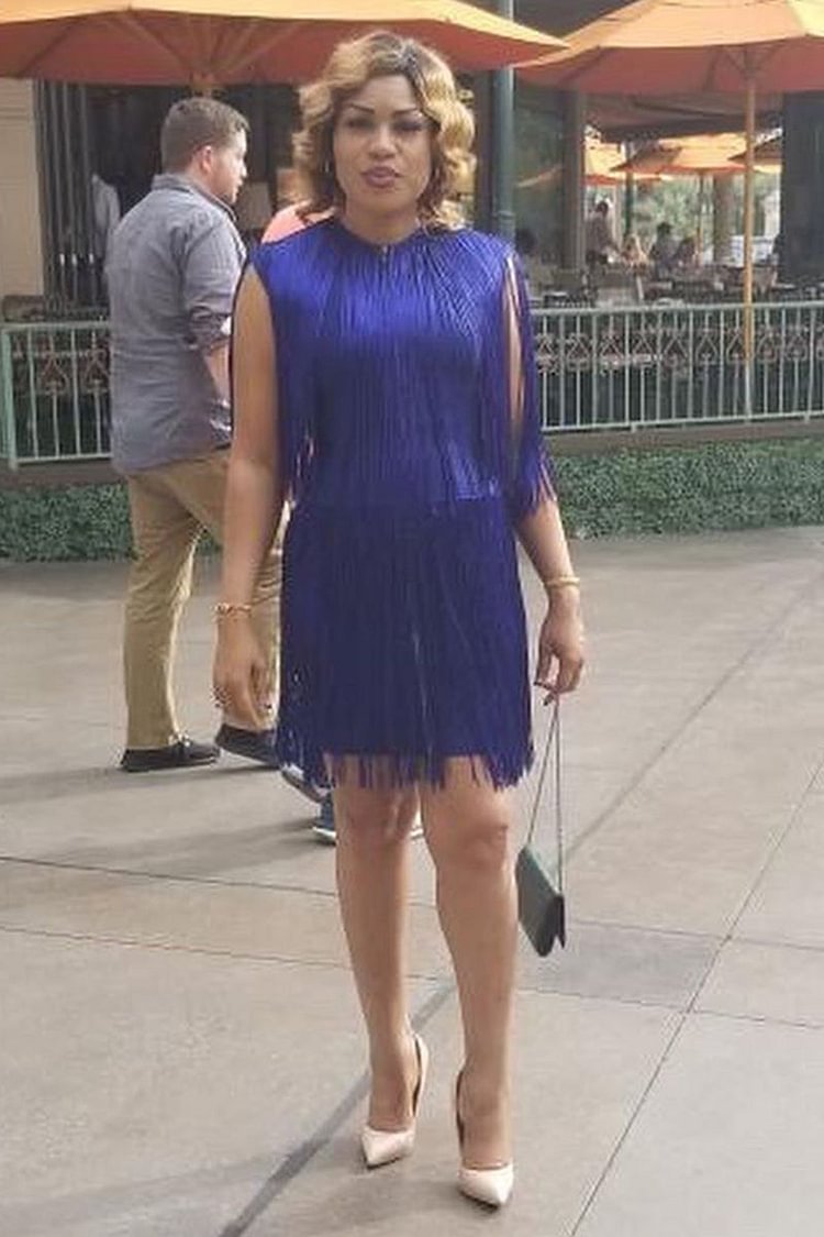 Tassel Zipper Sleeveless Cocktail Party Mini Dresses