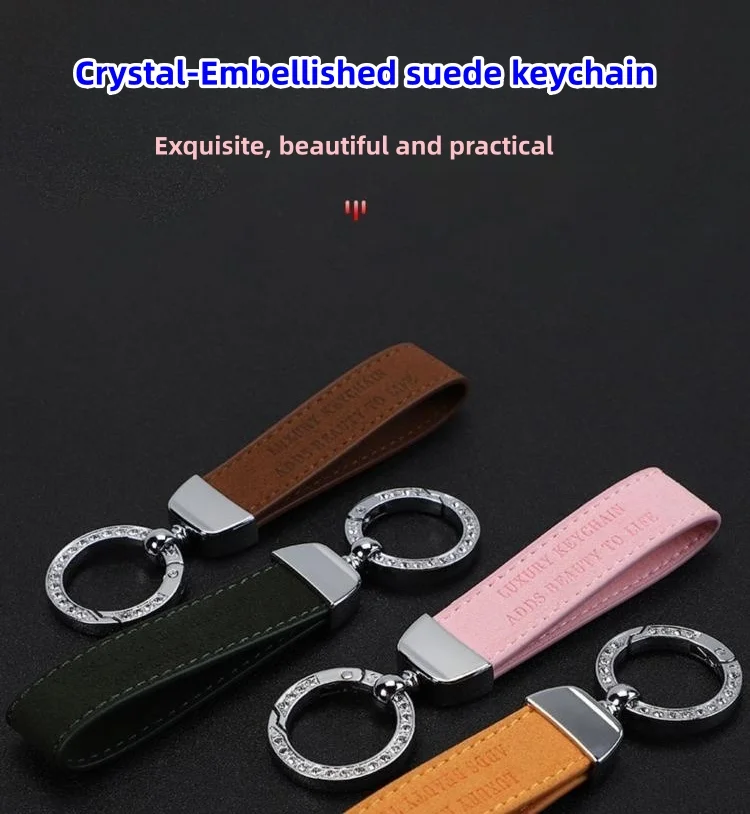 Light luxury rotating pendant men's and women's high-end car key chain
